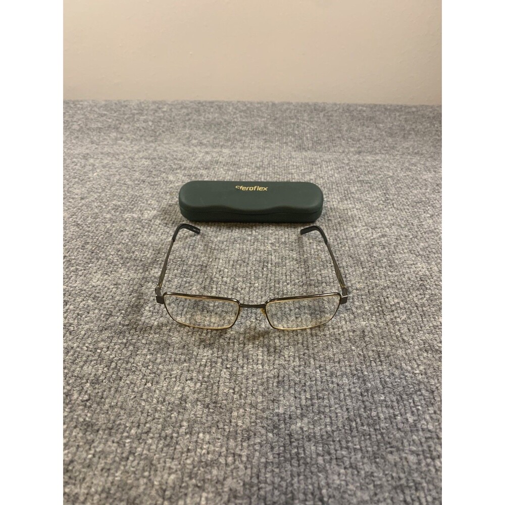 Sferoflex Eyeglasses Frame Black/Silver